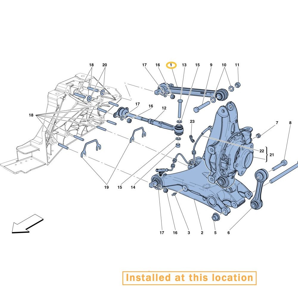 Ferrari FF Tie rod ends Set