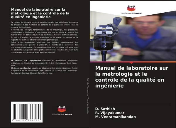 D. Sathish (U. A.) | Manuel De Laboratoire Sur La MéTrologie Et Le ContrôLe...-image