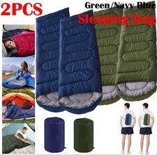 Thick Adult Cold Weather Sleeping Bag For Big  Tall Waterproof Winter Bags 2PCS