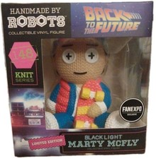 Handmade By Robots Marty McFly Black Light FANEXPO Limited Edition Back Future