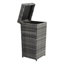 24 Gallon Outdoor Trash Can Garbage w/ Lid Indoor Outdoor Large Capacity Stable