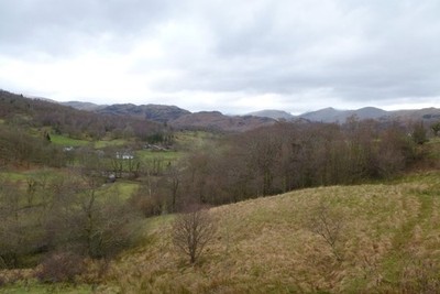 Photo 6x4 View near Windy Ridge Skelwith Bridge Looking down into the val c2016