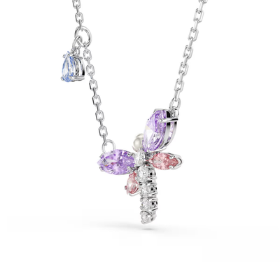 Swarovski Ariana Grande x Pendant Dragonfly, Multicolored,Rhodium