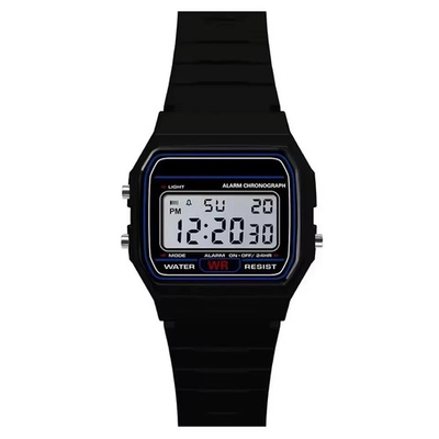 #ad F 91W Classic Digital Resin Strap Watch Stopwatch Chronograph Sport Unisex Men* $3.99