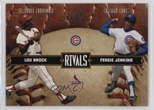 2004 Donruss Leather & Lumber Rivals /2499 Fergie Jenkins Lou Brock HOF n1u