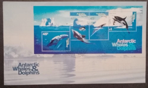 Australia Antarctic Territory 1995. Whales And Dolphins. First Day Cover.