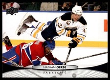 2011 Upper Deck Hockey Nathan Gerbe 185 Buffalo Sabres