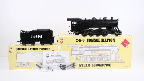 Aristo-Craft G 20603 US Dampflok mit Tender BR 1966 Consolidation A.T.&S.F. Damp | Condition: Gebraucht