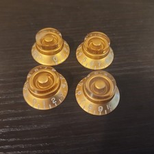 Genuine Gibson Les Paul Guitar Gold Knobs Set  4 2020s