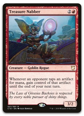 Treasure Nabber #27 (NM) Commander 2018 C18 Magic MTG