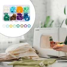 Heart Flower Stitching Markers with Case, Colorful Crochet Stitching Markers