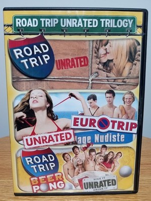Road Trip Unrated Trilogy DVD - Road Trip Euro Trip Beer Pong - Comedy