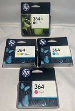 Genuine HP 364 XL Black & HP 364 Cyan, Magenta & Yellow Ink Cartridges - Expired