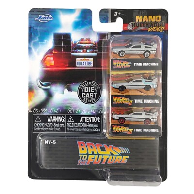 Jada Nano Rides Back to the Future 3-Pack 1:87 NEU & OVP