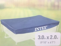 300X200Cm Intex 28038 Abdeckplane Swimming Pool FüR Frame Pools Plane Becken