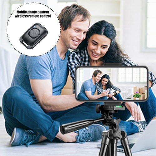 Bluetooth Shutter Remote Selfie Stick Control Button Monopod phone Camera Phone - Photo 9 sur 12