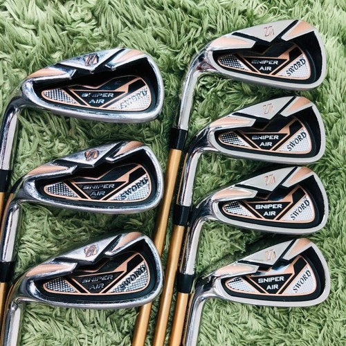 Left Hand Katana Golf Clubs Irons Sword Lefty Iron LH SR -Flex 6-9 Pw Aw Sw 7pcs - Picture 12 of 24