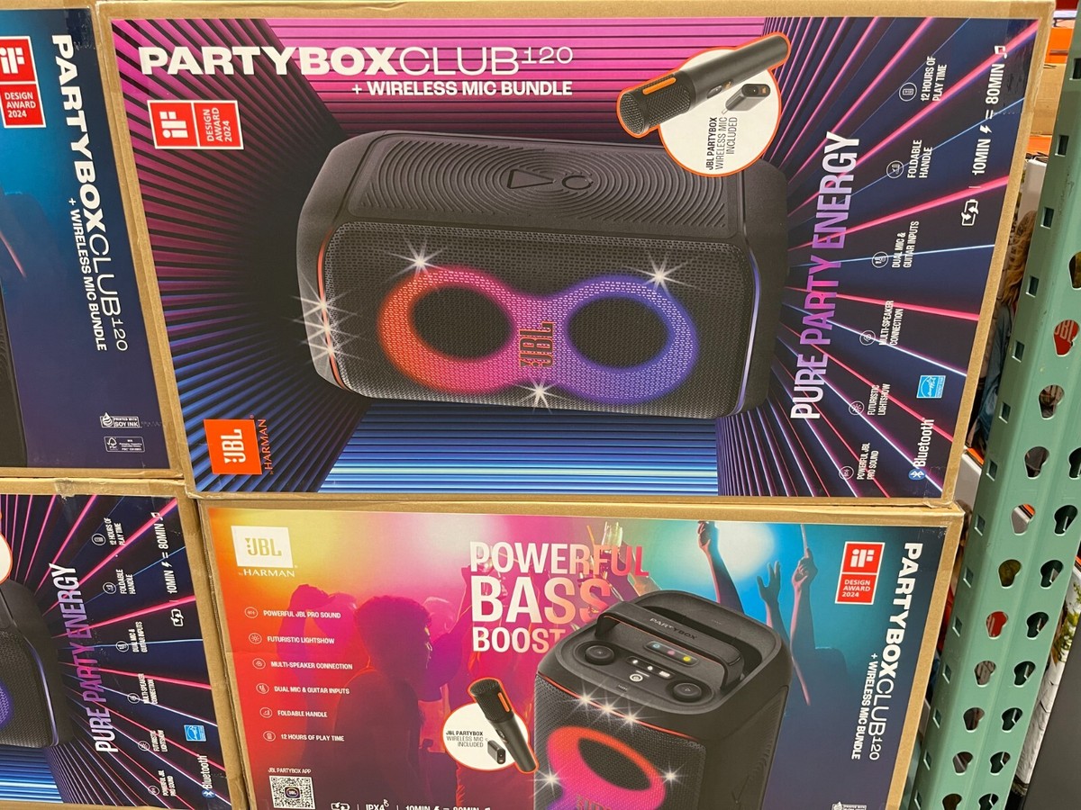 JBL PartyBox Club 120 Wireless Portable Bluetooth Speaker