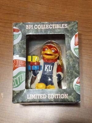BPI Collectible Kansas University Ornament Hand Painted Limited Edition 