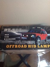 Universal Super 4x4 Off Road Hid Fog Waterproof 7 Lamp With Covergrill - New G