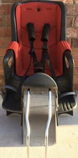 Child Bike Carrier, Rear Mount (up to 49lbs) LOCAL PICKUP ONLY