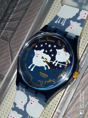 SWATCH GENT 1995 BLACK SHEEP -PECORA NERA- GN150 NUOVO PERFETTO FUNZIONANTE