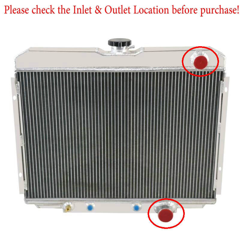 3 Row Aluminum Radiator For 1967-1970 Ford Mustang,Mercury Cougar XR-7 5.0L 5.8L thumbnail 3