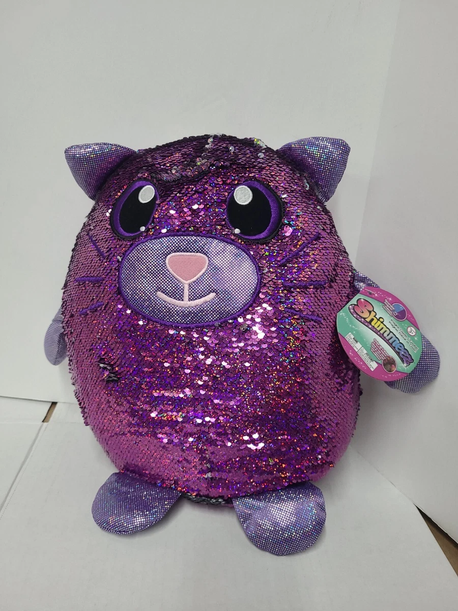 Shimmeez Large Size Cristy Cat Sequin Plush Stuffed Animal eBay