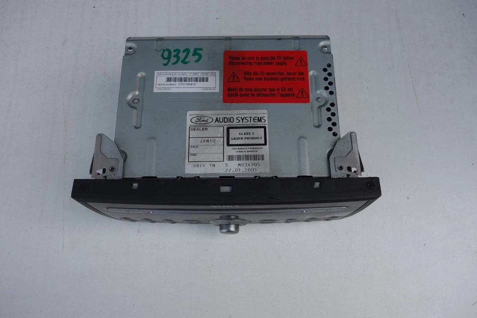 ⭐⭐⭐✅ ✅Radio Sony FORD FOCUS C-MAX Fiesta Galaxy  CD MP3  4M5T-18C815-BE✅ ✅⭐⭐⭐ - Bild 2 von 3