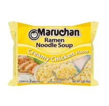 Ramen Creamy Chicken Instant Ramen Noodles Ready to Eat Meals 3 Oz