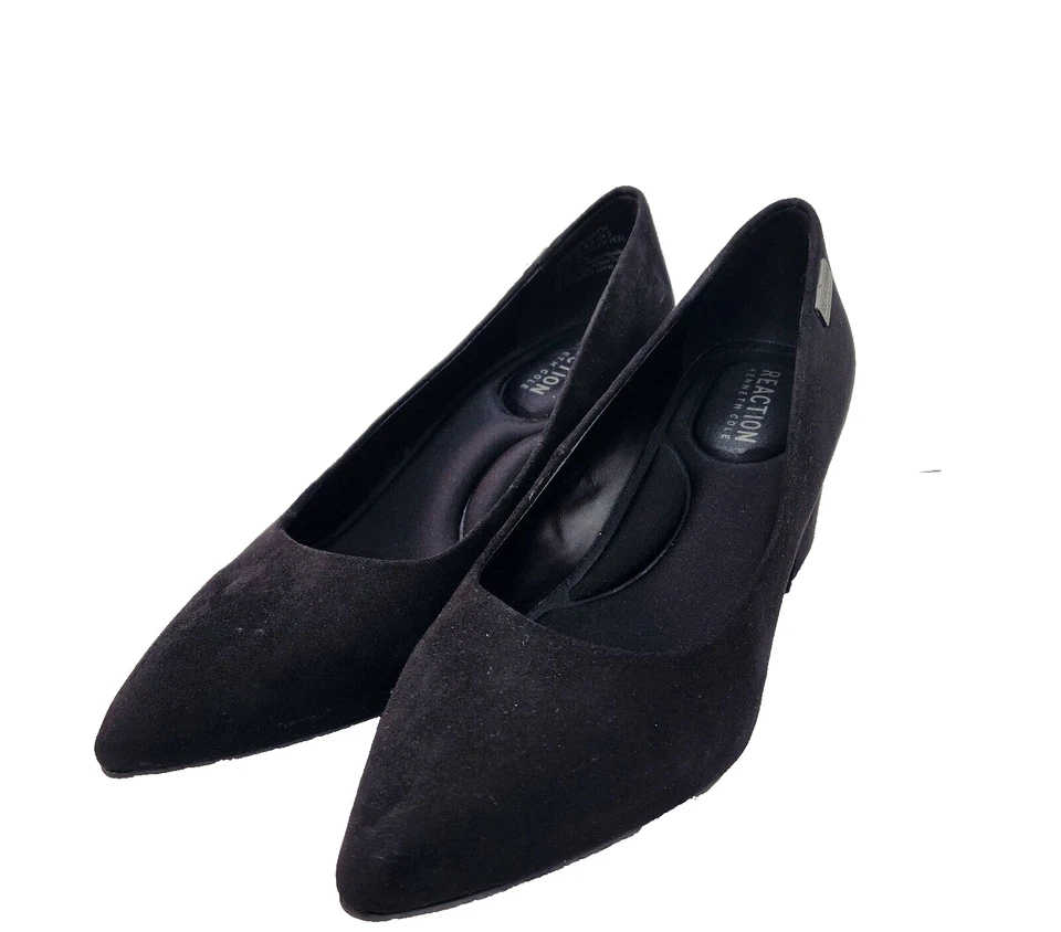 Kenneth Cole Zapatos de Tacón Bloque Punta Punta Negros para Mujer Talla 8 Foto 2 de 4