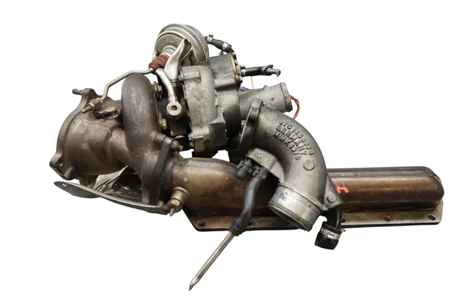 03-08 Bentley Continental GTC GT 6.0L Left Side Turbocharger  Turbo Manifold OEM