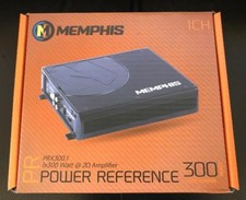 Memphis PRX300.1 MonoBlock Subwoofer Amplifier 300 WATTS Bass Control Knob NEW