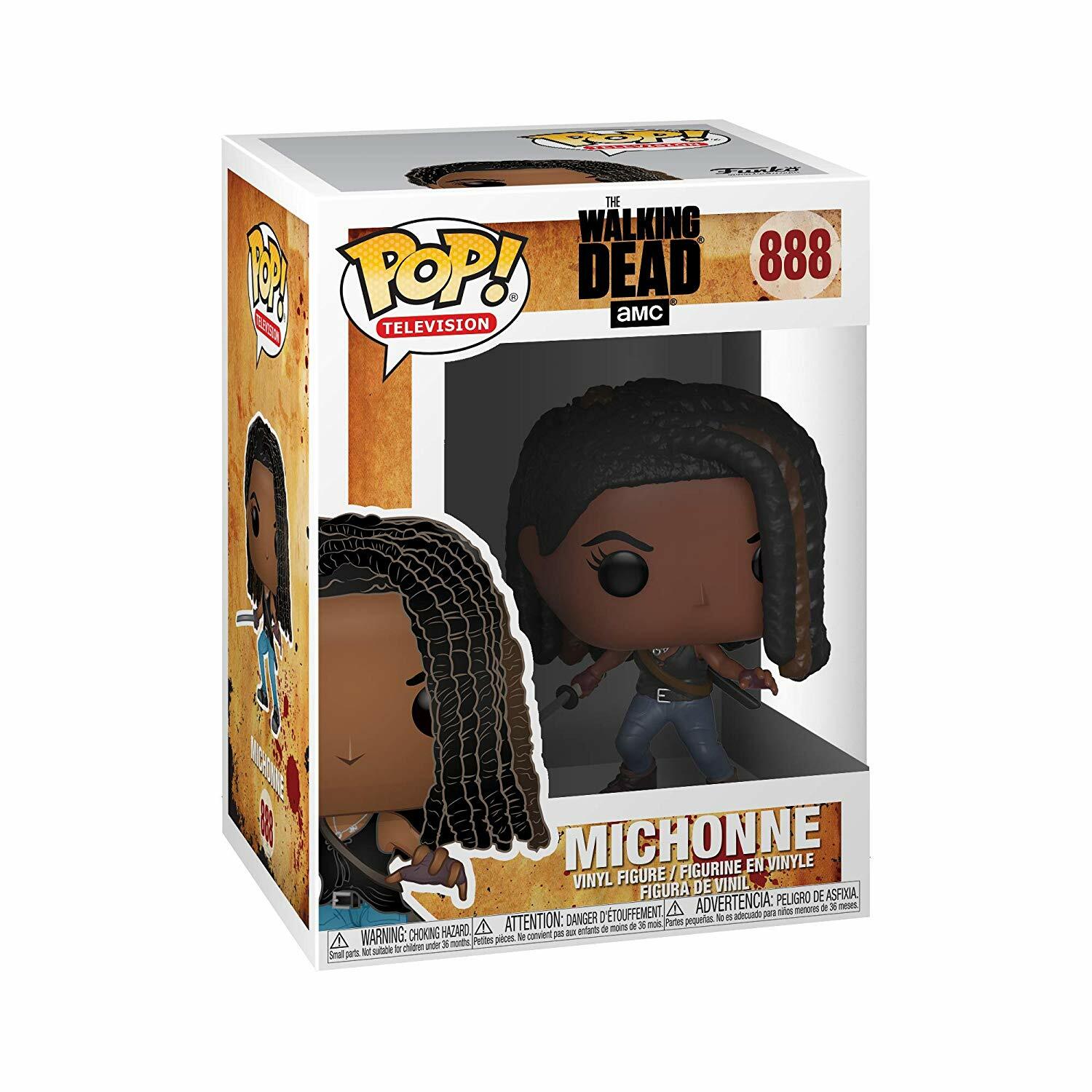 FUNKO POP MICHONNE 888 43536 VINYL FIGURE IN STOCK TELEVISION WALKING DEAD