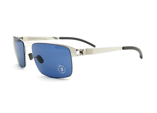 Mykita No.1 Lyle sunglasses Col. 051 Silver /Blue lenses 55 new