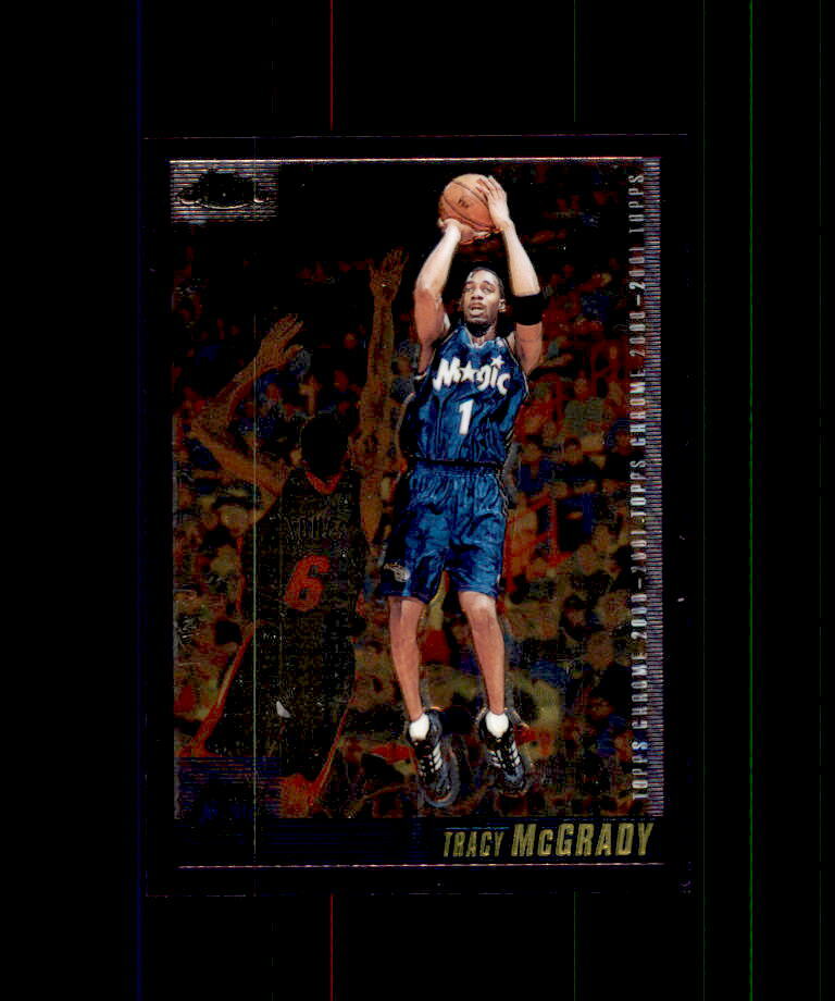 TRACY MCGRADY 2000-01 TOPPS CHROME BASKETBALL CARD # 117 ORLANDO MAGIC