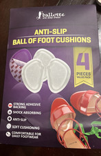 Metatarsal Pads for Women - Ball of Foot Cushions for Women  Men 4 Pack NEW