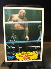 GEORGE STEELE 1985 Topps WWF Pro Wrestling RC #21 Fresh Pull From Sealed PACK