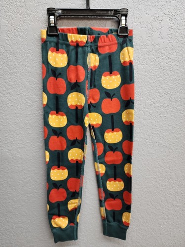 Hanna Andersson Sz 4 100cm Candy Apple Fall Halloween Long John Pajamas Organic - Picture 9 of 18