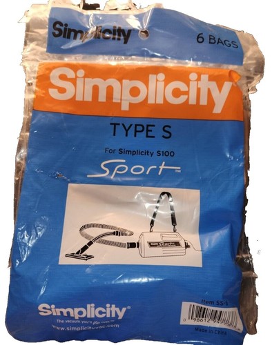 ENVIROCARE RICCAR SUPRALITE SIMPLICITY TYPE F 6 BAGS IN A PACK VACUUM CLEANER fo