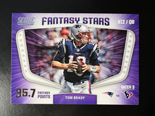 2018 Score Fantasy Stars #6 Tom Brady Patriots