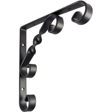 MASIDEF - 1 REGGIMENSOLA DECORATIVA 200x200 MM COLORE NERO