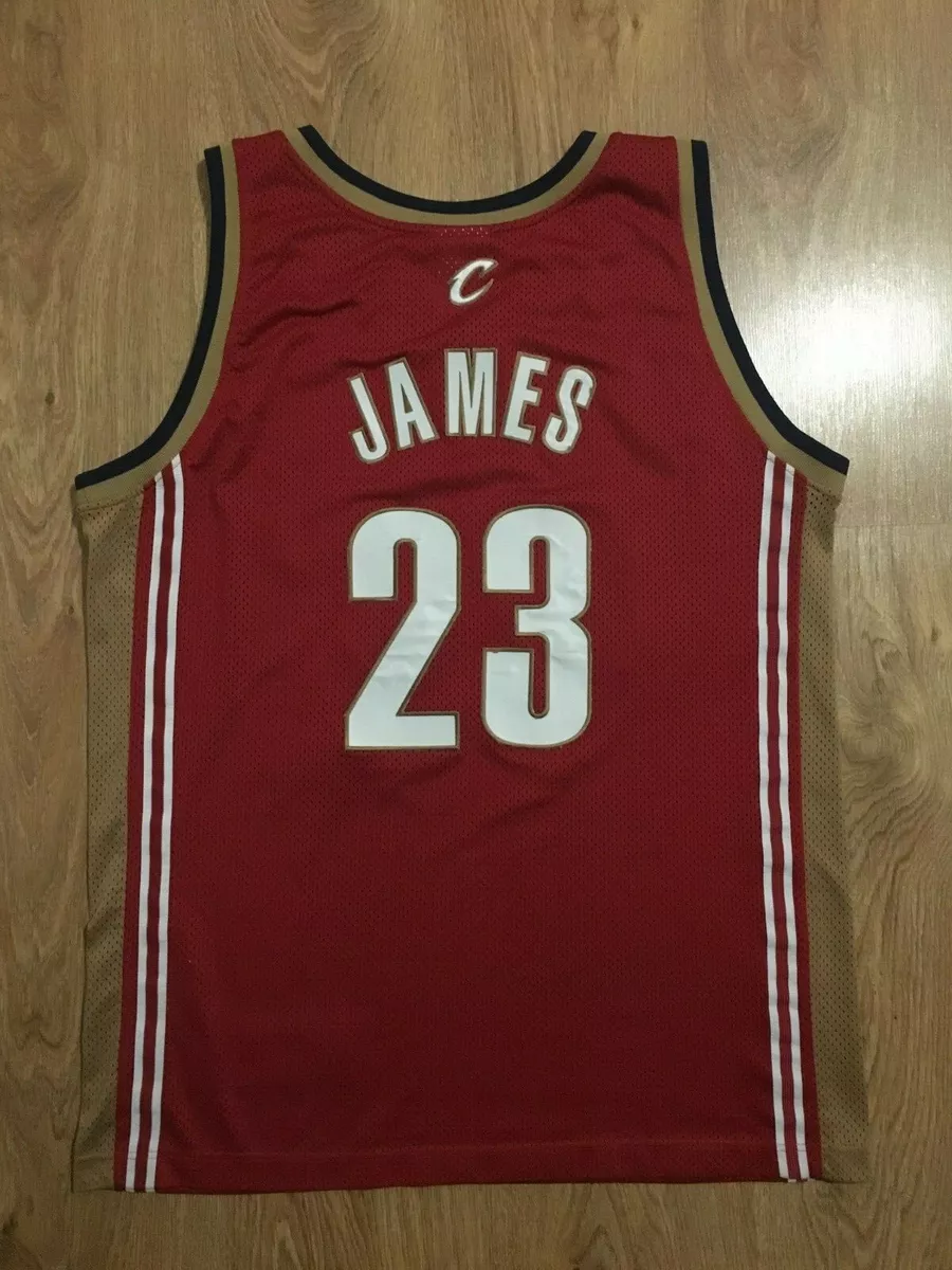 NBA AUTHENTIC Cleveland Cavaliers LeBron James #23 Champion Basketball  Trikot L