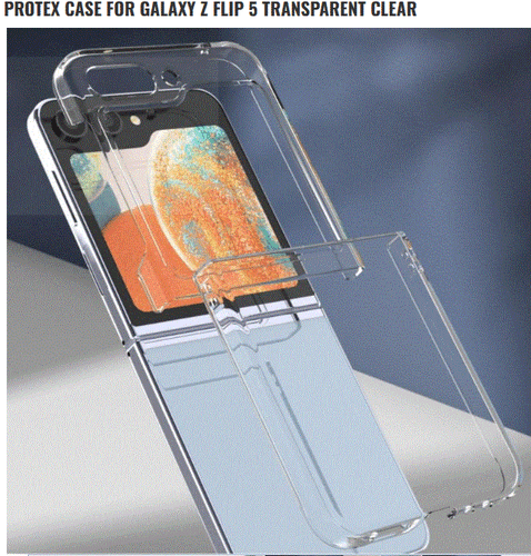 SKULL DESIGN CLEAR GRAY ROSE 2-PC SLIM Cover Case FOR GALAXY Z FLIP 5 5G Phone - Picture 4 of 14