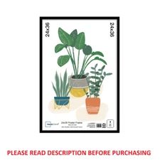 24x36 Basic Black Poster Frame
