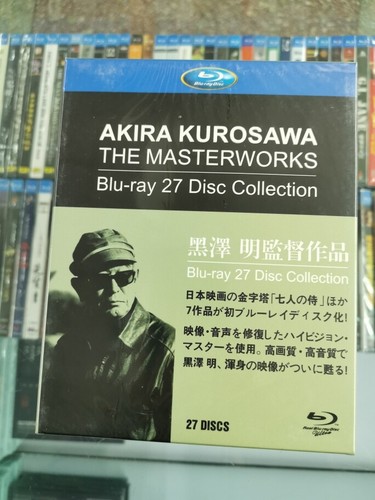 Drame japonais Akira Kurosawa 27 films Blu-ray région libre anglais sous boîte