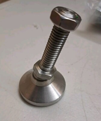 Carr Lane CL-8-SLF-S, 1/2-13'' Thread Stainles Steel Stud Leveling Feet, Lot Of 3