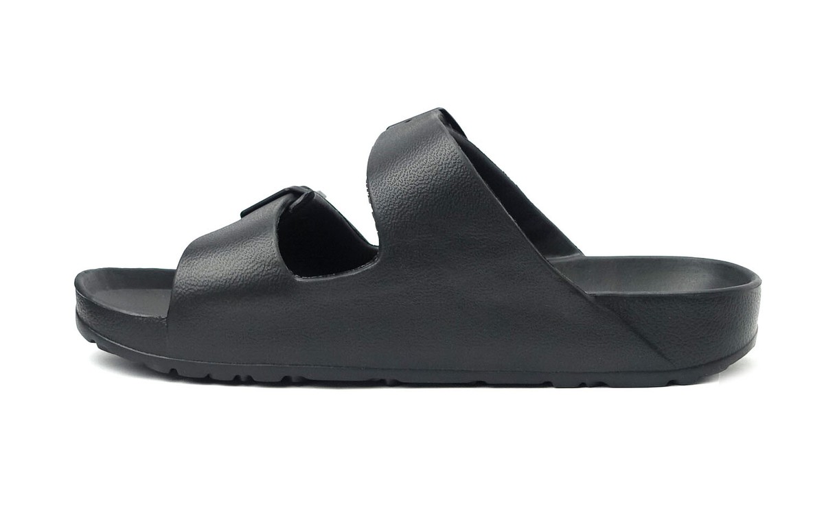 BSQT★331 BRUSSELS DOUBLE STRAP SANDAL AQUA BLACK Cheap BSQT by Clash BSQT 331 Brussels double strap height