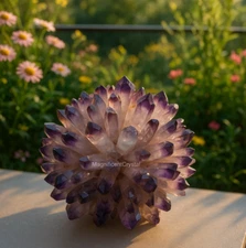 1lb+ Amethyst Geode Cluster Light Purple Quartz Crystal Healing Decor Display