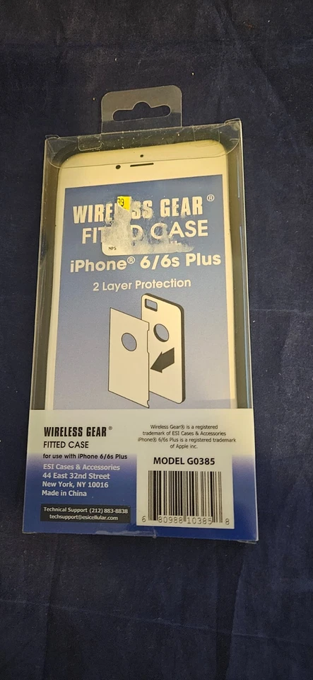 Funda rígida ultra delgada a prueba de golpes para teléfono 6 6S 7 8 Plus - azul (15404) Foto 2 de 2